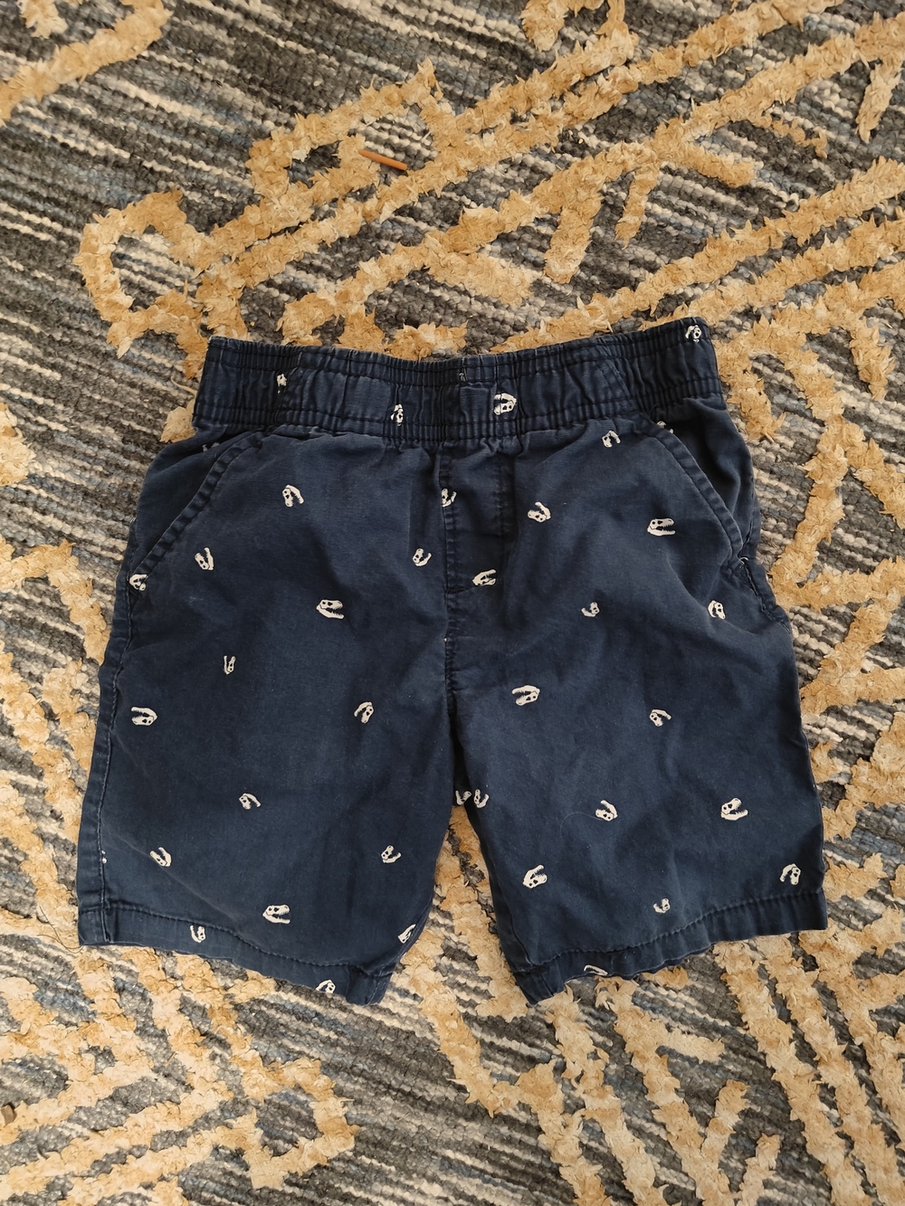 Garanimals Navy Blue Embroidered Anchor Shorts